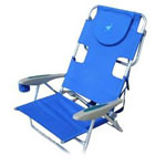 Blue beach chair