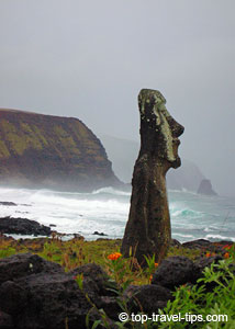 Moai statue Easter Island