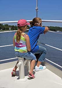Two kids on board crusie ship