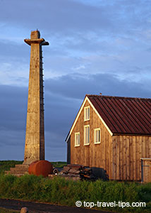 Old house in Flatey Iceland