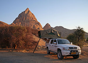 Camping in Namibia