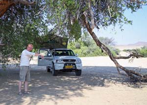 Namibian campsite for self drive