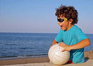 Young kid playing