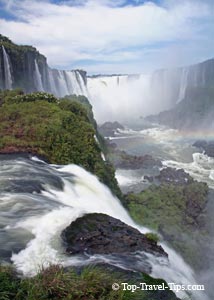 Iguazu waterfalls in Brazil